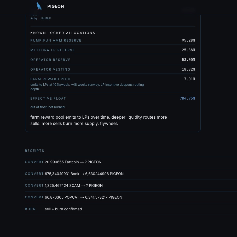 RECIEPTS LIVE