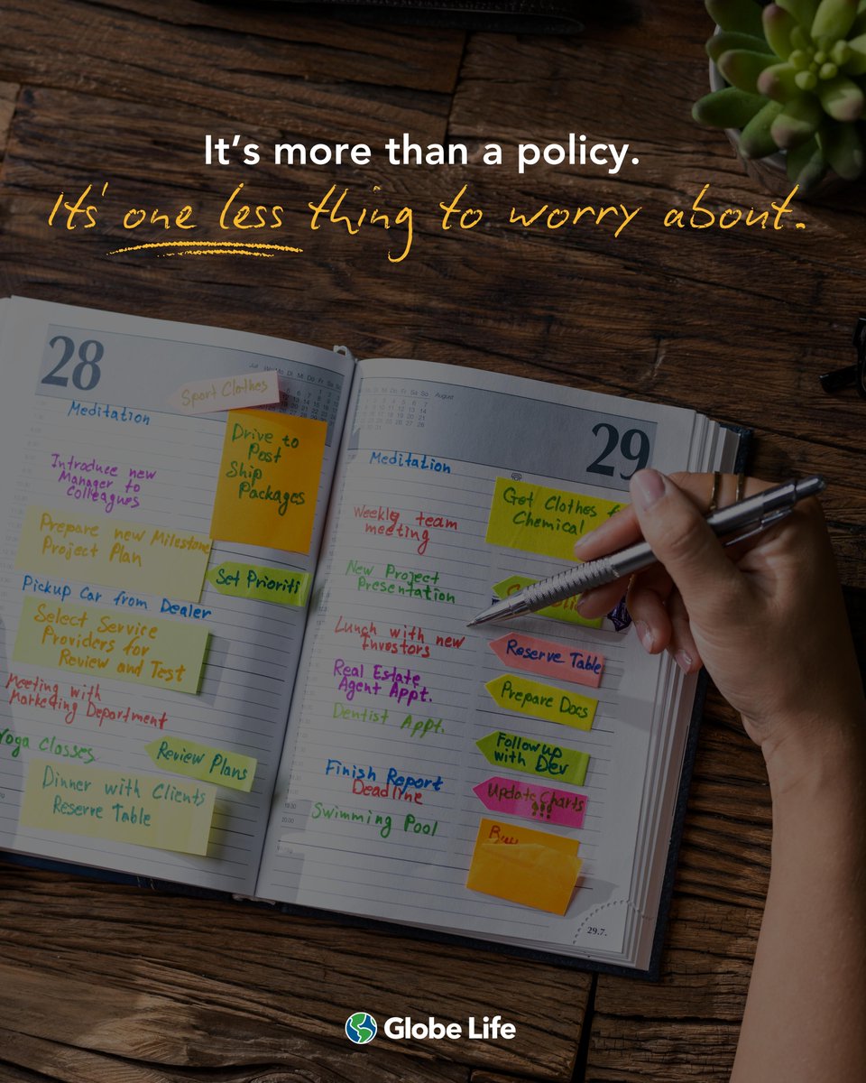 shawnadenarvaez's tweet image. It's more than a policy, it's one less thing to worry about.

Between work, family, and everything in between... life stays busy.

Having the right protection in place means one important thing is already handled. #ProtectWhatMattersMost #GlobeLife #PeaceOfMind