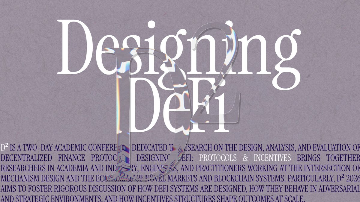 Designing DeFi (NYC, May 20-21) tweet media