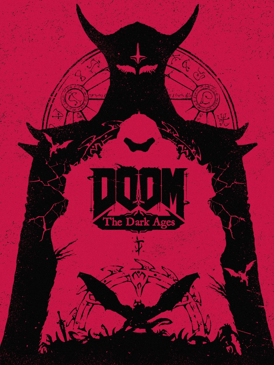 I’ve been a huge #Doom fan for many years now and finally got my hands on #thedarkages. I just had to create a poster for it and also another one, here they are:
 
“DOOM: The Dark Ages” (2025) – Video Game Poster
*an ID Software Game
 
#videogame #art #poster