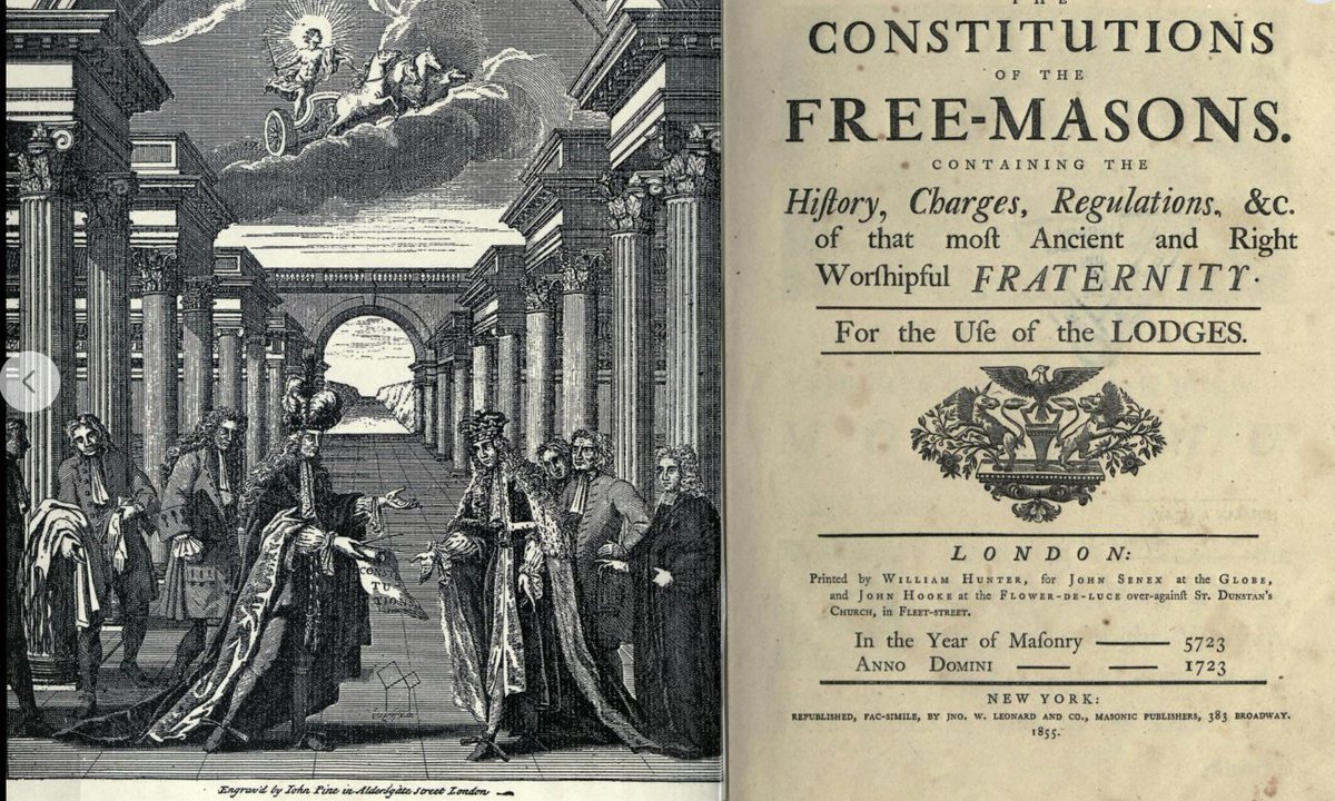 ProvincialGran's tweet photo. The first concrete news regarding Masonic musical activity is found in the Constitutions compiled by James Anderson in 1723. Las primeras noticias concretas referidas a la actividad musical masónica se encuentran en las Constituciones compiladas por James Anderson en 1723. https://t.co/wCFWGfBnNj