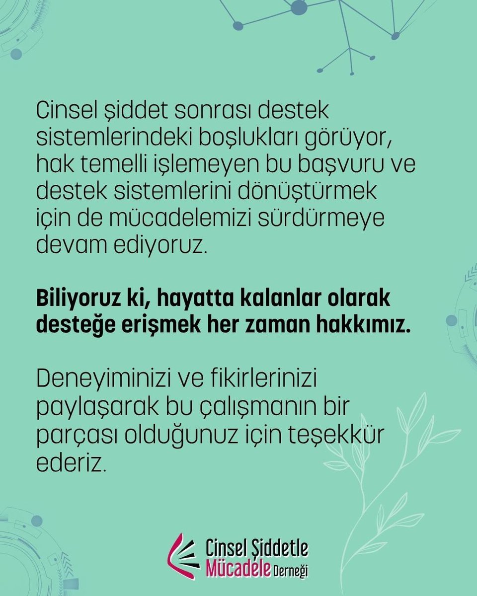 Cinsel Şiddetle Mücadele Derneği tweet media
