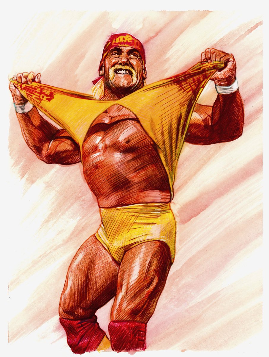 FernandoPro91's tweet photo. • Hulk Hogan •
(Trattopen and water)
#ink #illustration #wwe #hulkhogan #wresling https://t.co/LD6sgq5KzI