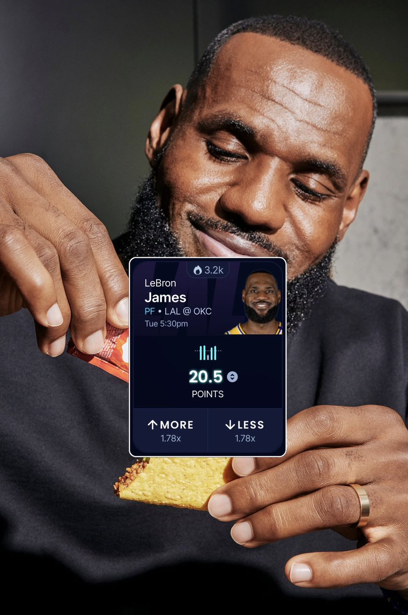 LeJuan James on Cinco de Mayo? 

For every point LeBron scores tonight, we’re giving that many $5 protected picks to random users that:

❤️ Like
🔁 Repost
💬 Comment Sleeper username