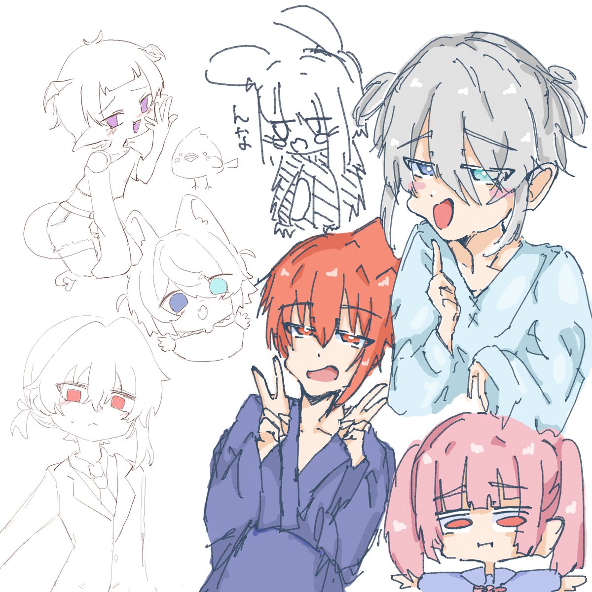 絵チャしました(<a href="/okuto_pas/">オクト</a> )と

 #イラスト  #お絵描き  #GWはフォロワーが増えるらしい