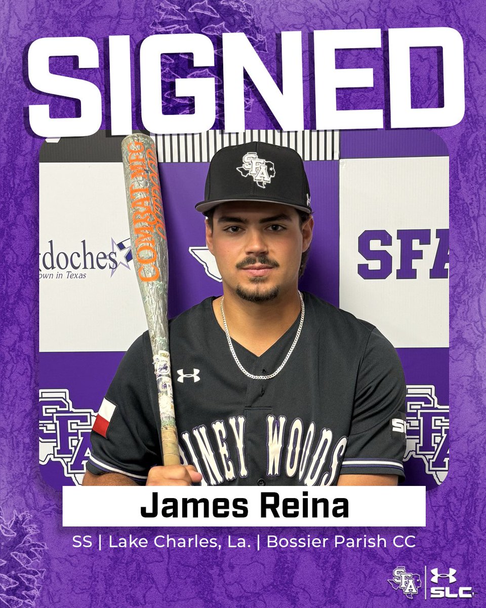 SFA_Baseball's tweet photo. 𝑪𝒓𝒐𝒔𝒔𝒊𝒏𝒈 𝒔𝒕𝒂𝒕𝒆 𝒍𝒊𝒏𝒆𝒔! 💪

@jamesreina3 is a Lumberjack! 🪓

#AxeEm x #LogByLog https://t.co/aQ3uJlyn7i