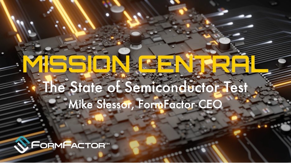 eetimes's tweet image. AI's Rise Compresses Semiconductor Test Cycle from 3 Years Down to 1. FormFactor CEO Mike Slessor on collaboration, silicon photonics, and the future of AI device testing. 
Watch Episode 1 of Mission Central: arw.li/6018BBdG5M

#Sponsored by @FormFactorInc