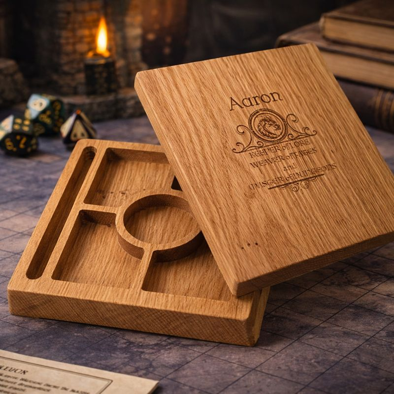 BarnMiddle's tweet image. Solid Oak Dice Box – Handmade RPG Dice Storage – Optional Personalised Engraving tuppu.net/8cd36b0c #oakGardenTables #outdoorliving #MiddleBarnWoodwork.co.uk #gardenbenches #Luxuryliving #Oakgardenfurniture #Luxurylifestyles