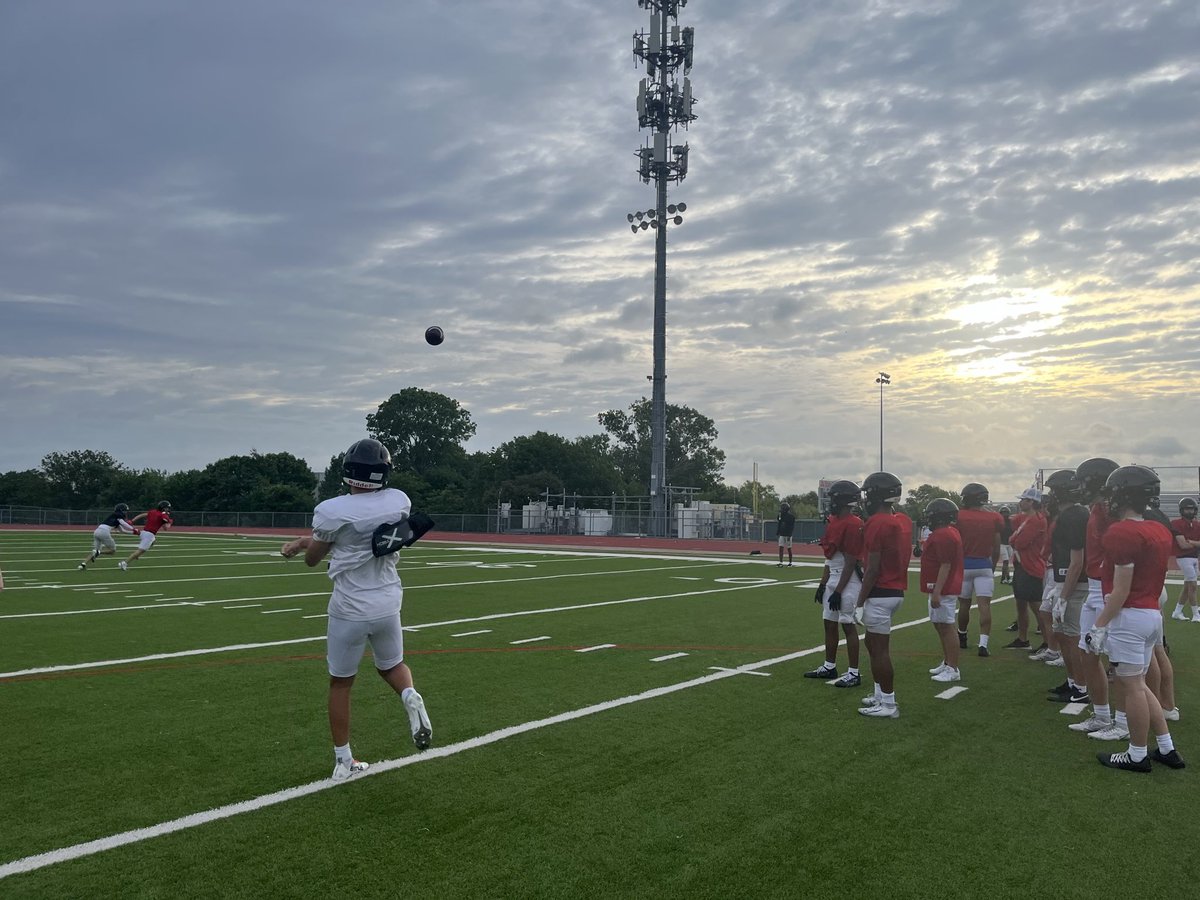 CHHS_FOOTBALL's tweet photo. Last structured practice for spring! 
Game on Thursday!! 
Day 15 ✅ https://t.co/E4wtBiKUHx