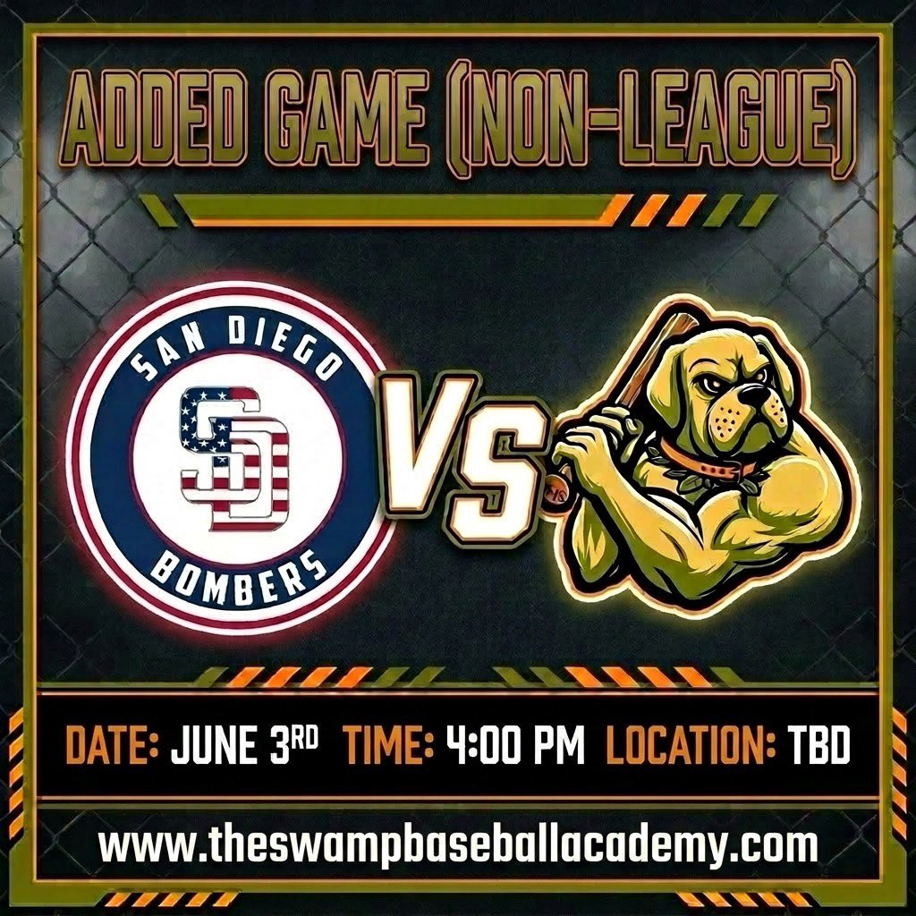 Theswamp24's tweet photo. A BIG added game for the 2026 season.  The San Diego Bombers are a top tier team and we are looking for competitive players 😤🤌 https://t.co/qQftzvppuW