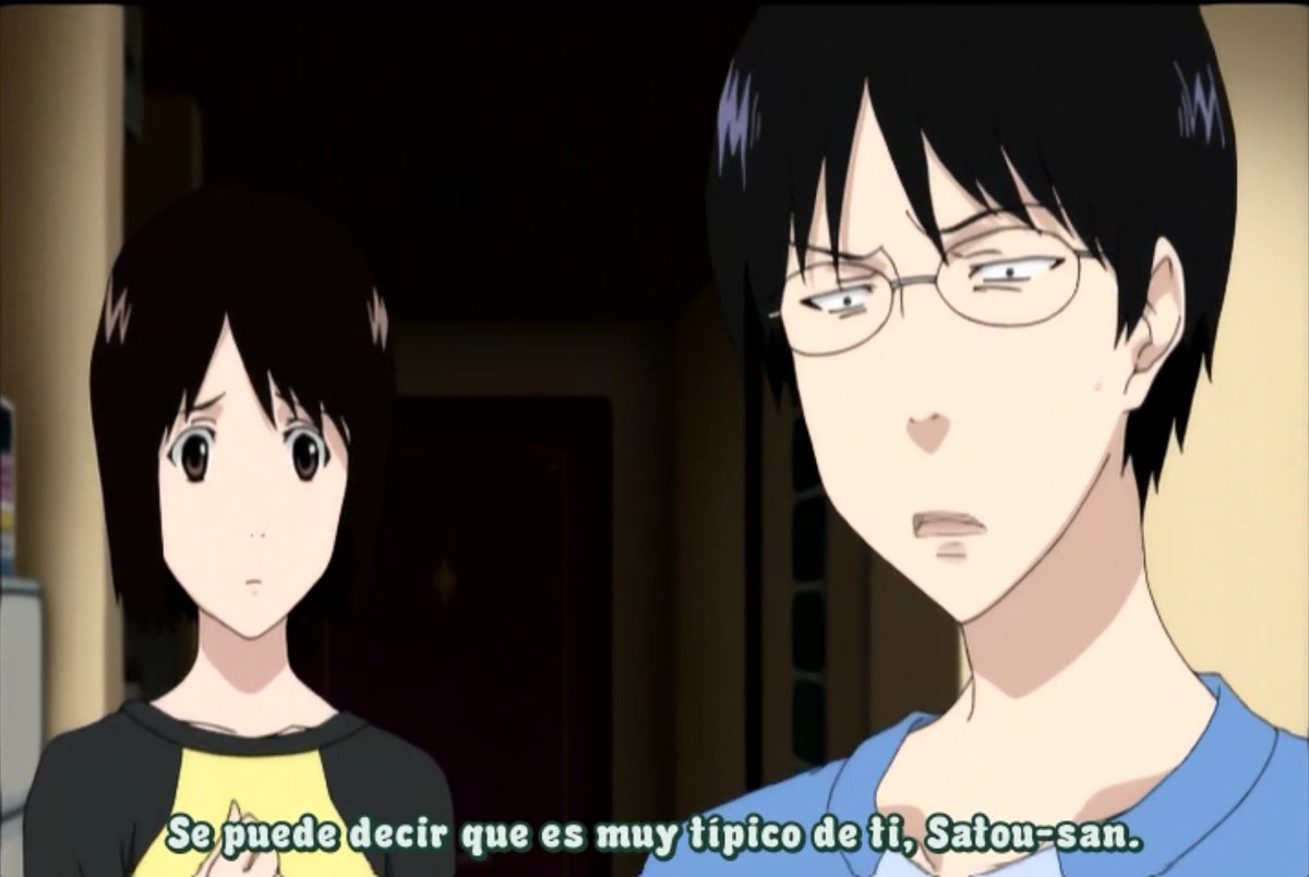 Me encanta que este pavo es la persona más funcional aquí. Mientras el Sato lo único que hace es caer más y más bajo y Misaki debido a "sus cosas" se moldea más a él, Yamazaki es el único que dice: "Vale, estoy hasta aquí de este gilipollas".
Tengamos en cuenta que lo idolatraba