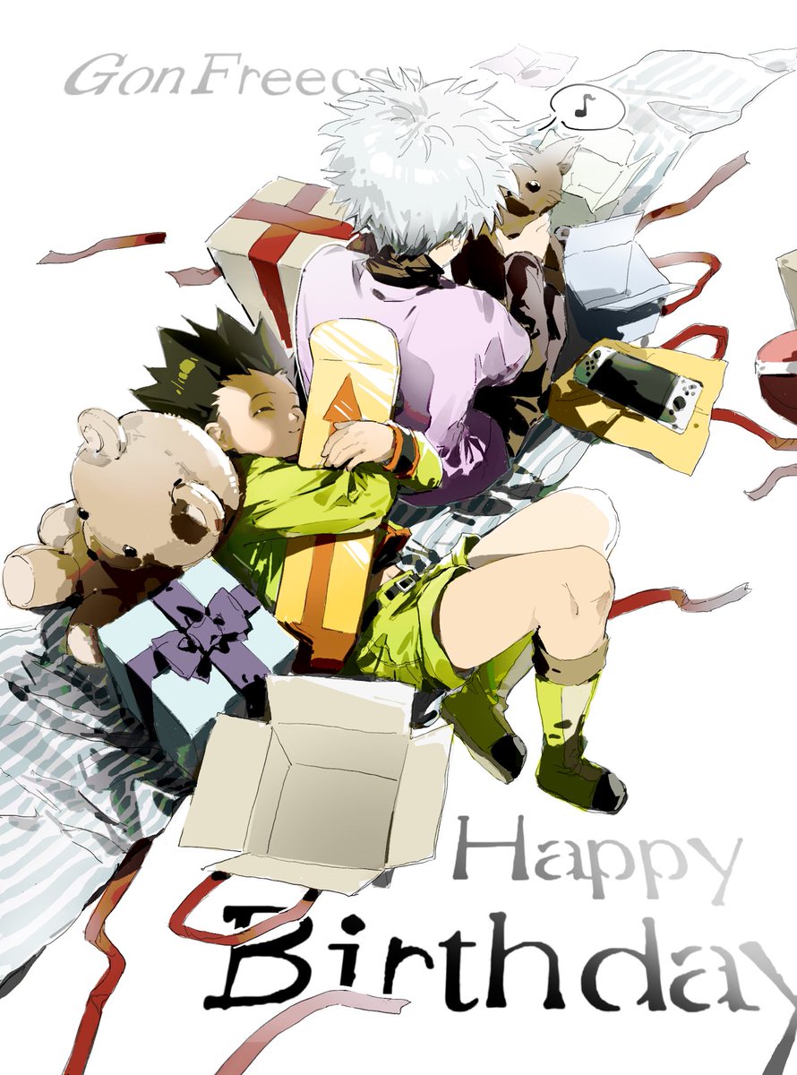 Candooooooooooo's tweet photo. #gon #キルゴン
迟到的生贺><
小杰生日快乐🎂 https://t.co/IFCbvf0UXm