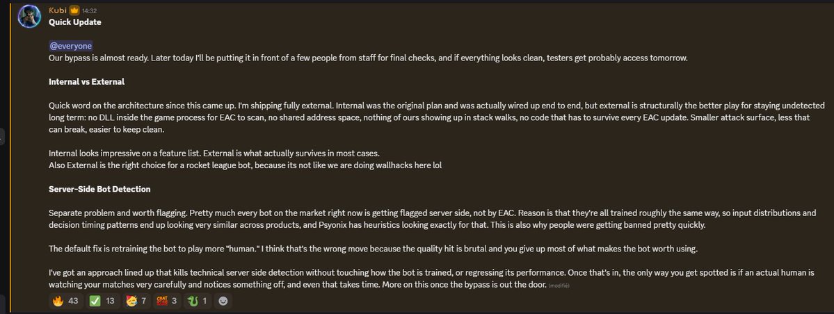 please take note <a href="/RocketLeague/">Rocket League</a>