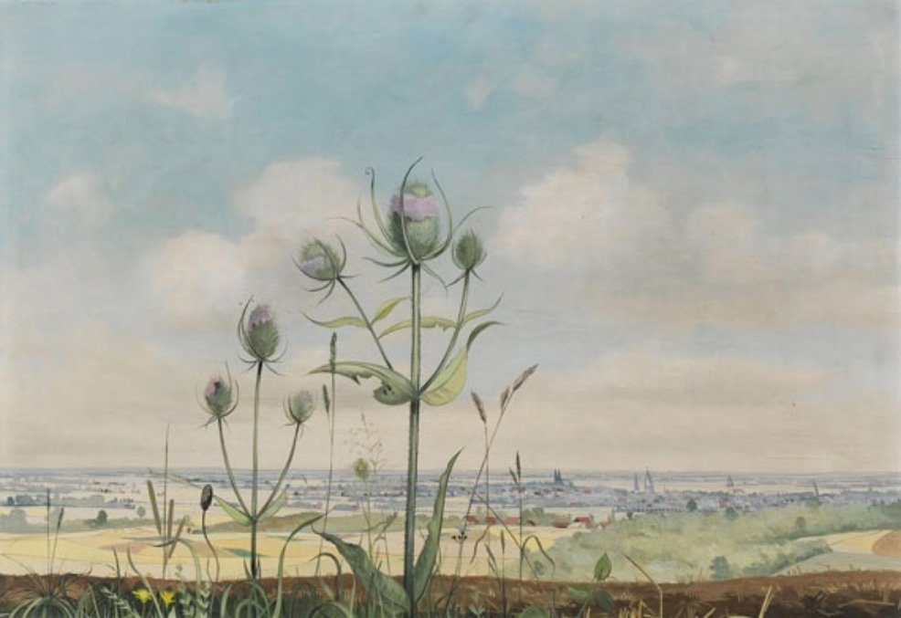 Eberhard Viegener   (1890-1967)

Ebene mit Disteln (Soester Börde)

1942