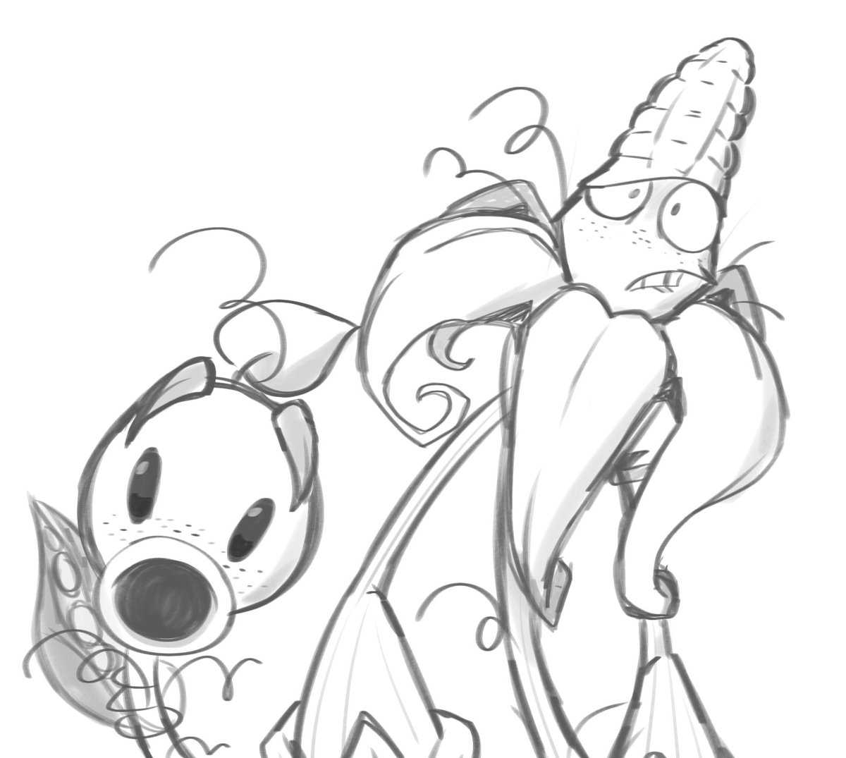 ScaredyDrew's tweet photo. Like father like son 
#Pvz https://t.co/QB8ZctSvaO