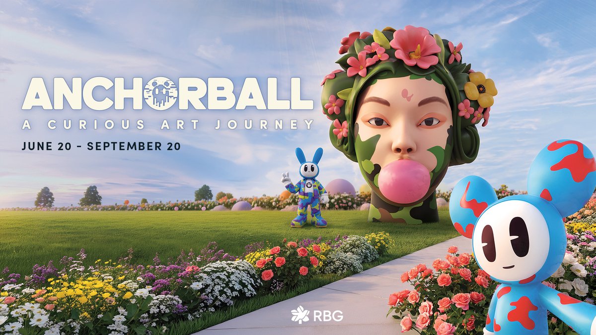 RBGCanada's tweet photo. The Canadian premiere of ANCHORBALL: A Curious Art Journey is coming to RBG this summer! 

Explore the vibrant sculptural universe of artist and contemporary sculptor Ken Kelleher, internationally known as Anchorball. 

June 20 - Sept 20, 2026 
Tickets at https://t.co/lFnFh4TiqF https://t.co/PI61b5OydE
