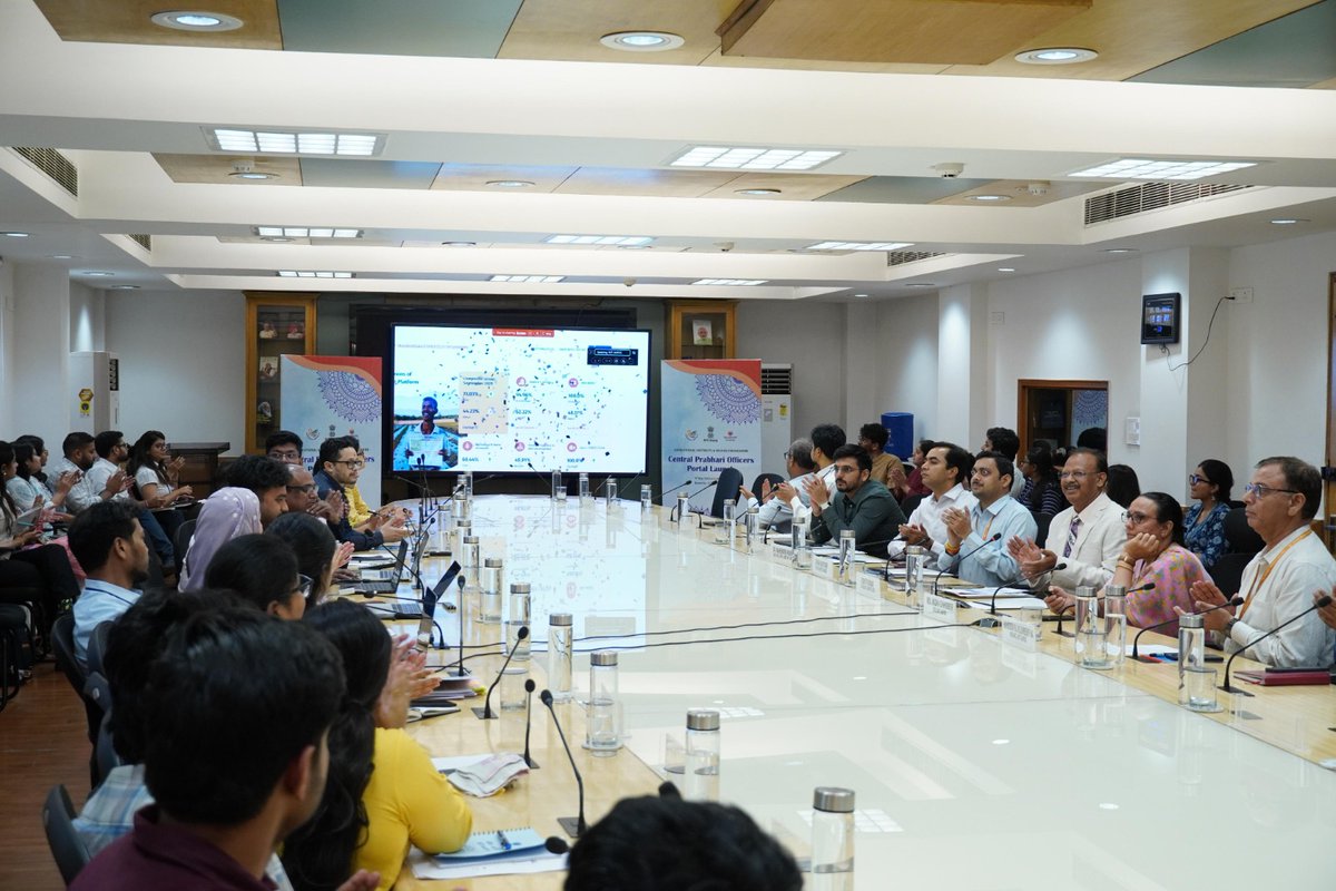 NITIAayog's tweet photo. NITI Aayog Launches CPO Portal: Redefining Real-Time Governance

NITI Aayog has launched the Central Prabhari Officer (CPO) Portal, a transformative digital platform aimed at strengthening real-time governance and accelerating last-mile delivery under the Aspirational Districts and Blocks Programme.

Chairing the launch at the virtual event, Ms. Nidhi Chhibber, CEO NITI Aayog, underscored the importance of the portal in creating a responsive governance ecosystem. She emphasised on the CPO Portal simplifying complex coordination by providing a single, unified platform allowing seamless flow of information across all tiers of administration.

Shri Rohit Kumar, AS & MD - ADP/ABP, NITI Aayog highlighted the importance of data-driven governance and the critical role played by Central Prabhari Officers (CPOs) in providing field-level insights.
Designed as a unified interface, the CPO Portal enables seamless coordination between Central Prabhari Officers (CPOs), District Administrations, State Governments and Line Ministries—bringing all stakeholders onto a single, integrated platform.

Key Features:
✅ Real-Time Insights: Officers can instantly submit field observations and recommendations from the ground.
✅ Seamless Convergence: Strengthens Centre–State–District coordination for improved outcomes.
✅ Enhanced Transparency & Accountability: Every input is digitally recorded, tracked and acted upon.
By bridging the gap between field realities and policy action, the CPO Portal fosters a responsive, high-trust governance ecosystem—ensuring that no region is left behind!

#PMOIndia #CPOPortal #NITIAayog #DigitalGovernance #AspirationalDistricts #AspirationalBlocks
#DataDrivenGovernance #GoodGovernance #LastMileDelivery #TechForGood
#InclusiveDevelopment #TransformingIndia #ViksitBharat