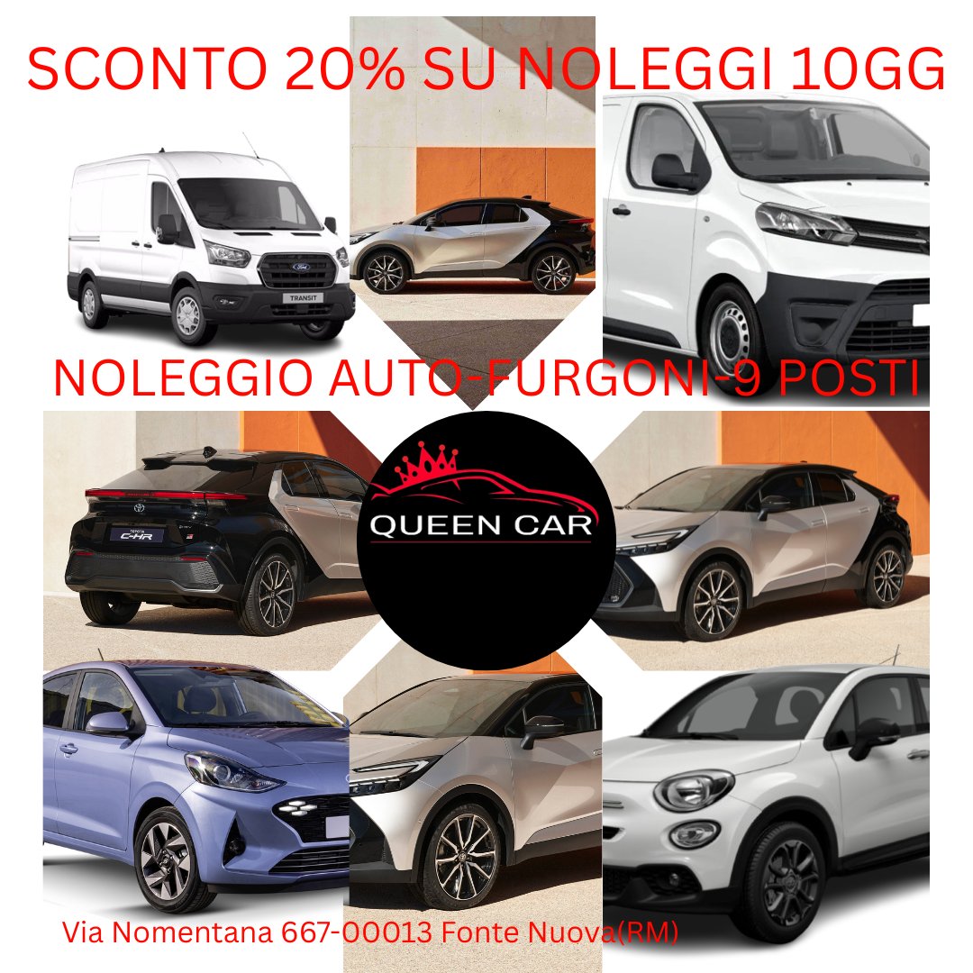 queencar2016's tweet photo. 📷Promo Mese Di Maggio📷
Per qualsiasi informazione potete contattarci al numero 06/90024021
📷Vi Aspettiamo📷 https://t.co/XvY9CVhmgk
