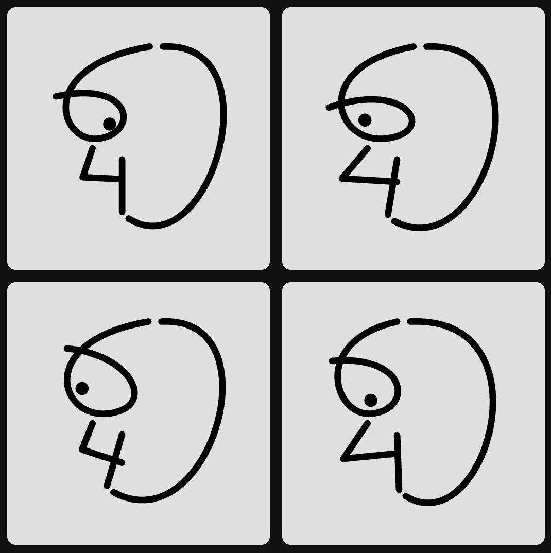 JrCasas_'s tweet photo. RETRATOS 

• 6+4= portrait
• Computed 100% on-chain directly in EVM.
• a tribute to my childhood, and to the beauty of simple things.

mint here:
https://t.co/GMnol11n8x https://t.co/DYTIrjQJGl