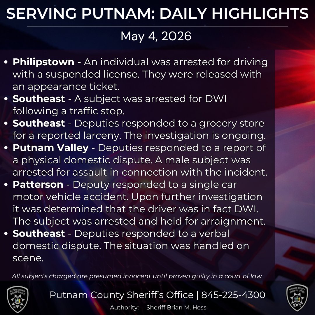 PutnamSheriffNY tweet media
