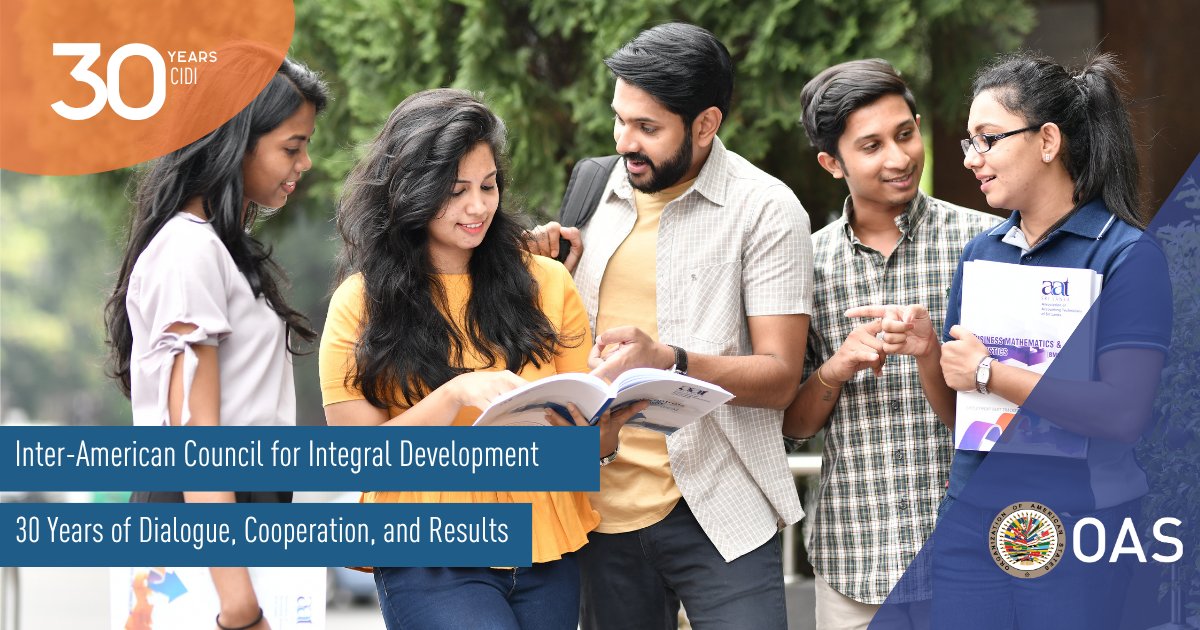 OAS_Development's tweet photo. Live now! 🔴 Panel 2: Education, skills, and the future of work. Discussing how we prepare our societies for a constantly evolving world. Follow here: https://t.co/LV4tGmYhrO

#OASdevelopment #CIDI30 https://t.co/kPtBaOvGO0