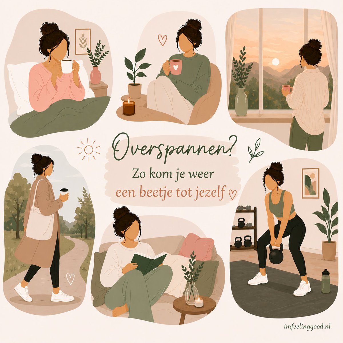 ImFeelingGoodnl's tweet photo. 6 x Tips om weer een beetje tot jezelf te komen 
https://t.co/nygbHprptb

#overspannen #gespannen #werkdruk #hogewerkdruk #overwerkt #spanning #rust #blog #blogger #gezondheid #lifestyleblogger https://t.co/umJG7W95Rk