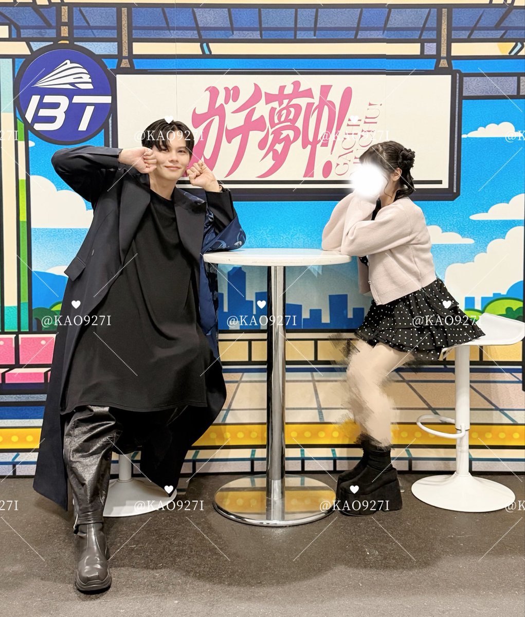 KAO927I's tweet photo. 超特急 ガチ夢中 特典会 カイ
2ショット 京都 💙

それでは聴いてください
🎵=LOVEで内緒バナシ（⚠️流しません）

#超特急_ガチ夢中 https://t.co/1EkkMwZDpy
