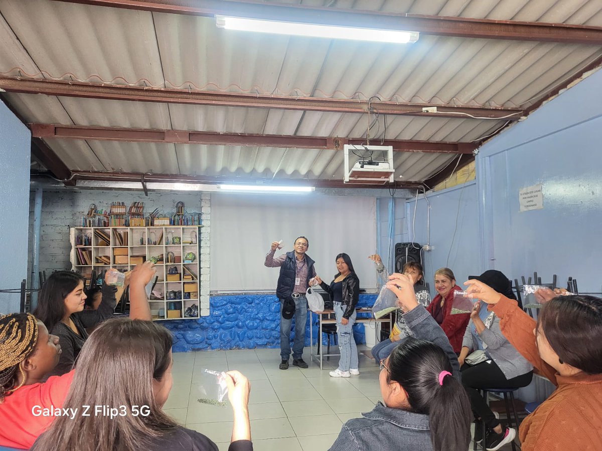 Agricultura_CZ6's tweet photo. #Azuay | 🌱👨‍👩‍👧‍👦 En el marco de la Mesa @InfanciaEc Ecuador Crece Sin Desnutrición Infantil, capacitamos a padres de familia de las escuelas Mario Rizzini y Cazadores de los Ríos, en #Cuenca, en la implementación de huertos urbanos, promoviendo la soberanía alimentaria. https://t.co/fozdZvAibe