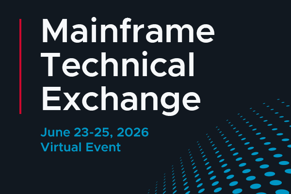 nminchenkoatca's tweet photo. Registration for the 2026 Virtual Mainframe Technical Exchange is now open! Register and join us June 23- 25, 2026 to deep dive on all things Mainframe - from Cybersecurity and Database tools to mentorship advice and thought leadership. And you can... https://t.co/pvoy6j3qCl https://t.co/PnMLWRP9H0