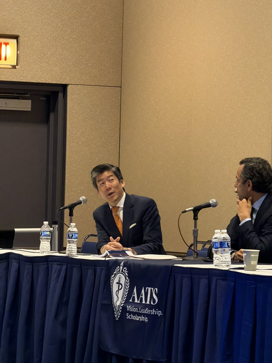 NMCardioVasc's tweet photo. S. Chris Malaisrie, MD, was a panelist during a complex case discussion on managing severe aortic stenosis when Coumadin is not an option.
@AATSHQ #AATS2026 #cardiothoracic #NMatAATS https://t.co/l8SkcApdyQ