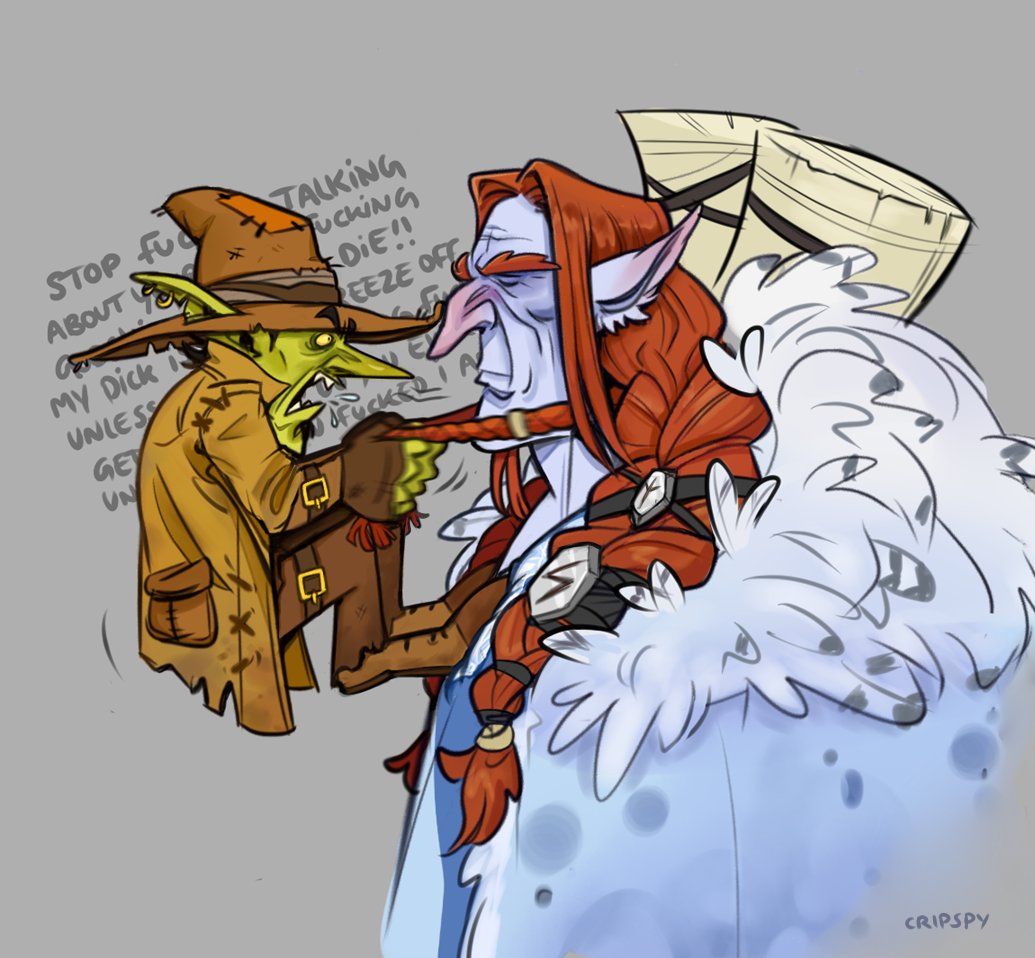 CD_Dangerzone's tweet photo. #LOA Skrimm and Jornir goofing around https://t.co/CABQQMFYZu