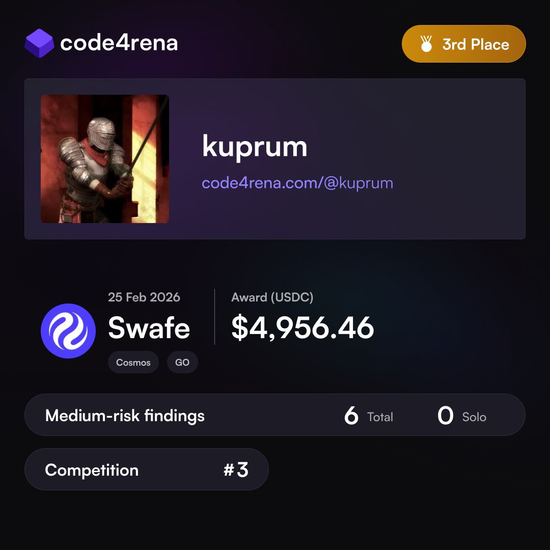 Code4rena tweet media