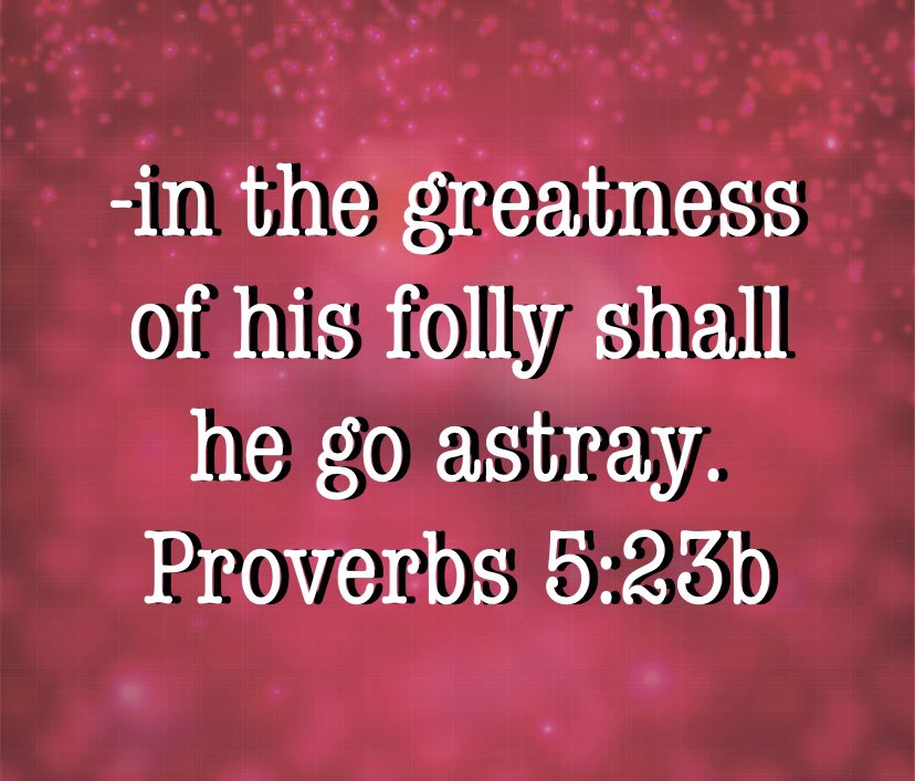 ChrisannDawson's tweet image. Let us spurn foolish infidelity. 😔 
#Wisdom #Faithful ▪️▪️▪️▪️▪️▪️