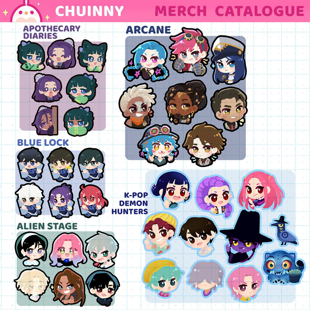 chuinny's tweet photo. 🌸 DOUJIMA CATALOGUE 4/5 🌸 Stickers!
#doujima #doujinmarket #doujinmarket2026 #doujima2026 #doujima2026catalogue https://t.co/DBKjCbHjMw