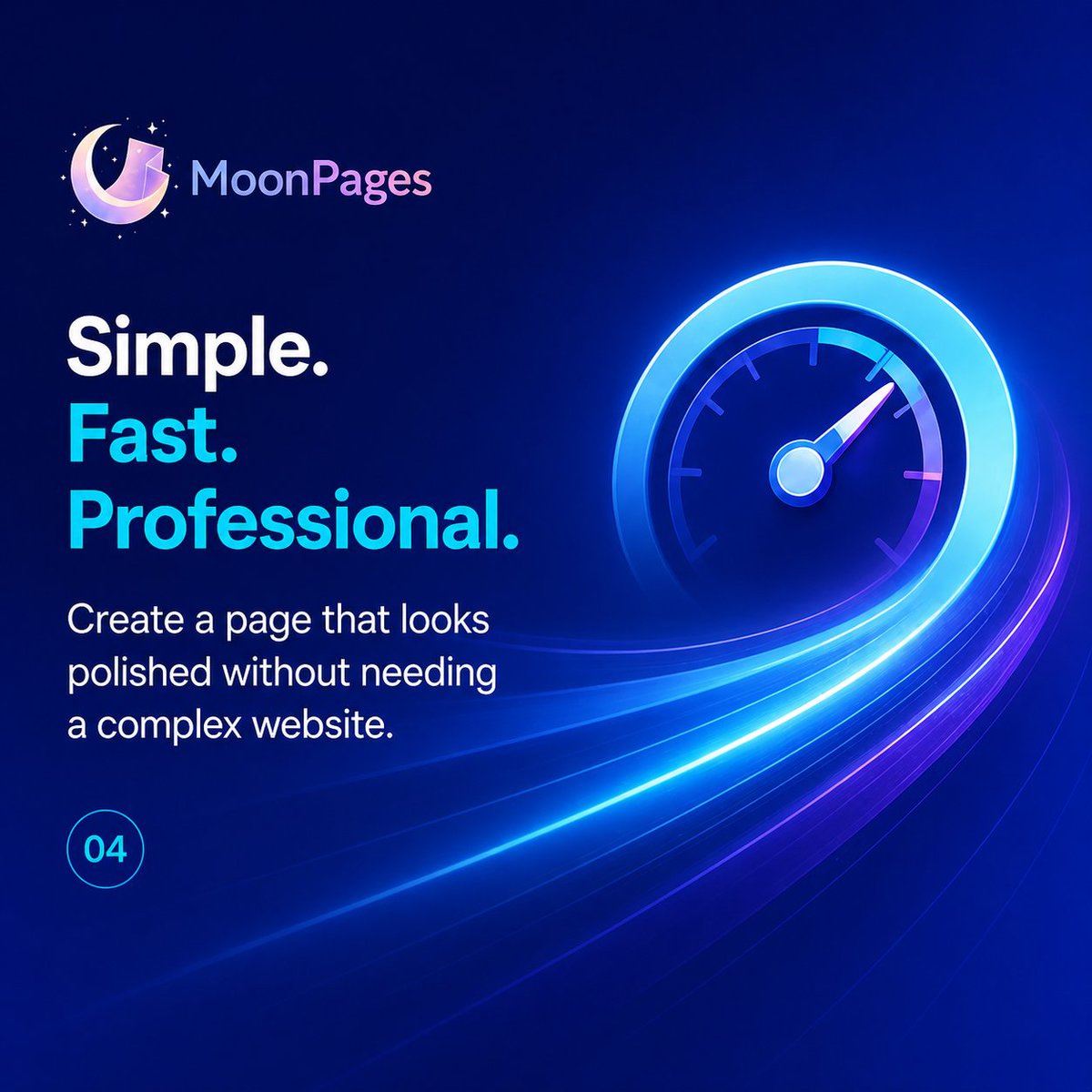 moonpagesnet's tweet photo. ⚡ Simple. Fast. Professional.

Building your online presence should not feel overwhelming.

MoonPages helps you create a polished digital page without unnecessary complexity, so you can focus on your business, your work, and your audience. 🚀

A better presence starts with a simpler page.

#MoonPages #SimpleWebDesign #ProfessionalPresence #DigitalBranding #BusinessTools #CreatorTools #SmallBusinessGrowth #NoCodeTools #OnlineVisibility #ModernBranding