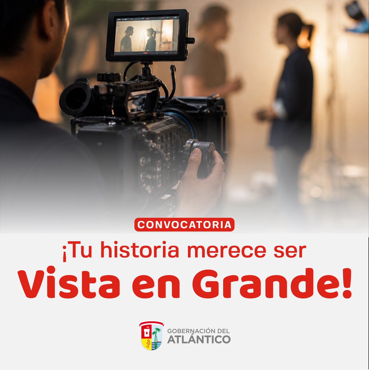 Gobatlantico's tweet photo. ¡Tu talento merece la pantalla más grande de todas: nuestras plazas! 🎬

Abrimos la convocatoria para Cine a la Plaza 2026, queremos que tus historias, grabadas con el lente de tu celular, lleguen a cada rincón del Atlántico y sean protagonistas en nuestros Zonales de Arte. 🎥🇮🇩

🔗 Inscríbete aquí: https://t.co/YOeAmj8WkQ

¡Tienes hasta el 9 de mayo!