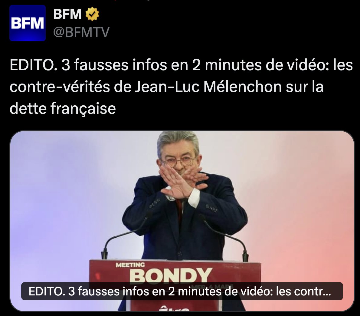 Will_Nicks_Off's tweet image. BFMTV, évidemment. 
Pour casser du Mélenchon dont on sait maintenant que l'accession au pouvoir est quasi certaine, il y a toujours du monde.
Heureusement, le service public, lui, n'est pas aux mains d'un milliardaire macroniste.

#bfmtv #melenchon #LFI
bfmtv.com/economie/edito…