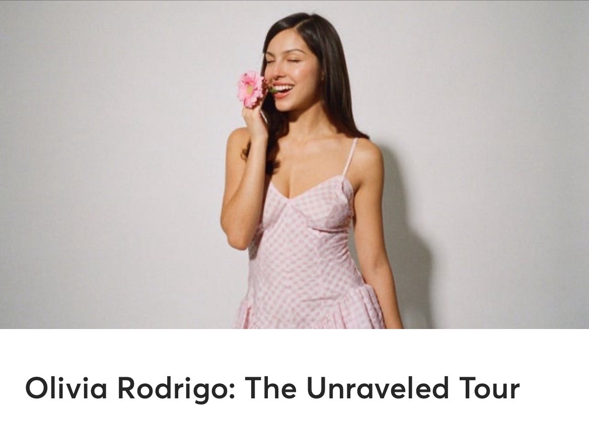 JosieR1005's tweet photo. IM SO HAPPY!!! SEE U IN TORONTO, @oliviarodrigo!!🥹🤩🥳 @LiviesHQ https://t.co/ck47o4FYvD