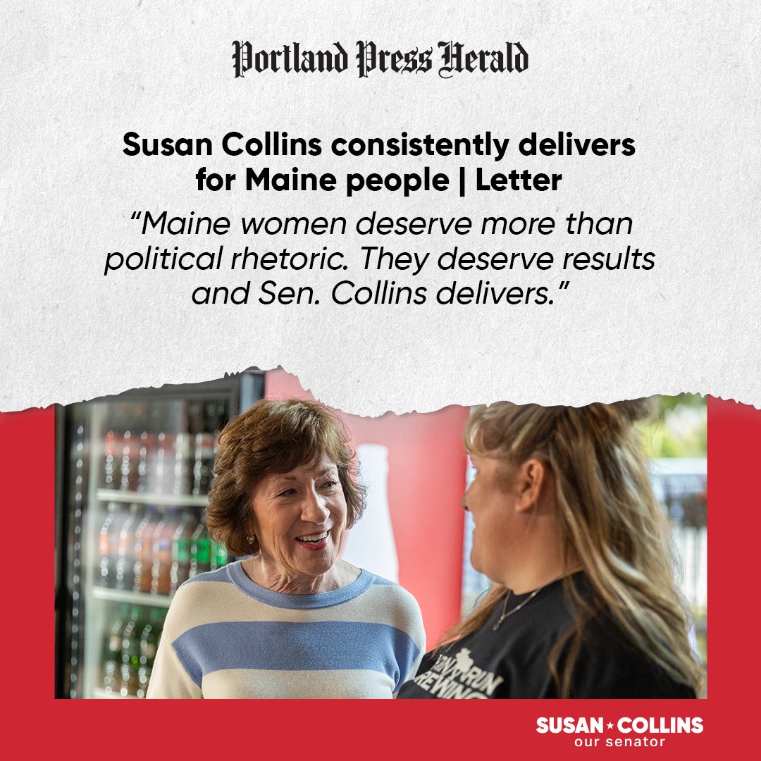 Susan Collins for Senator tweet media