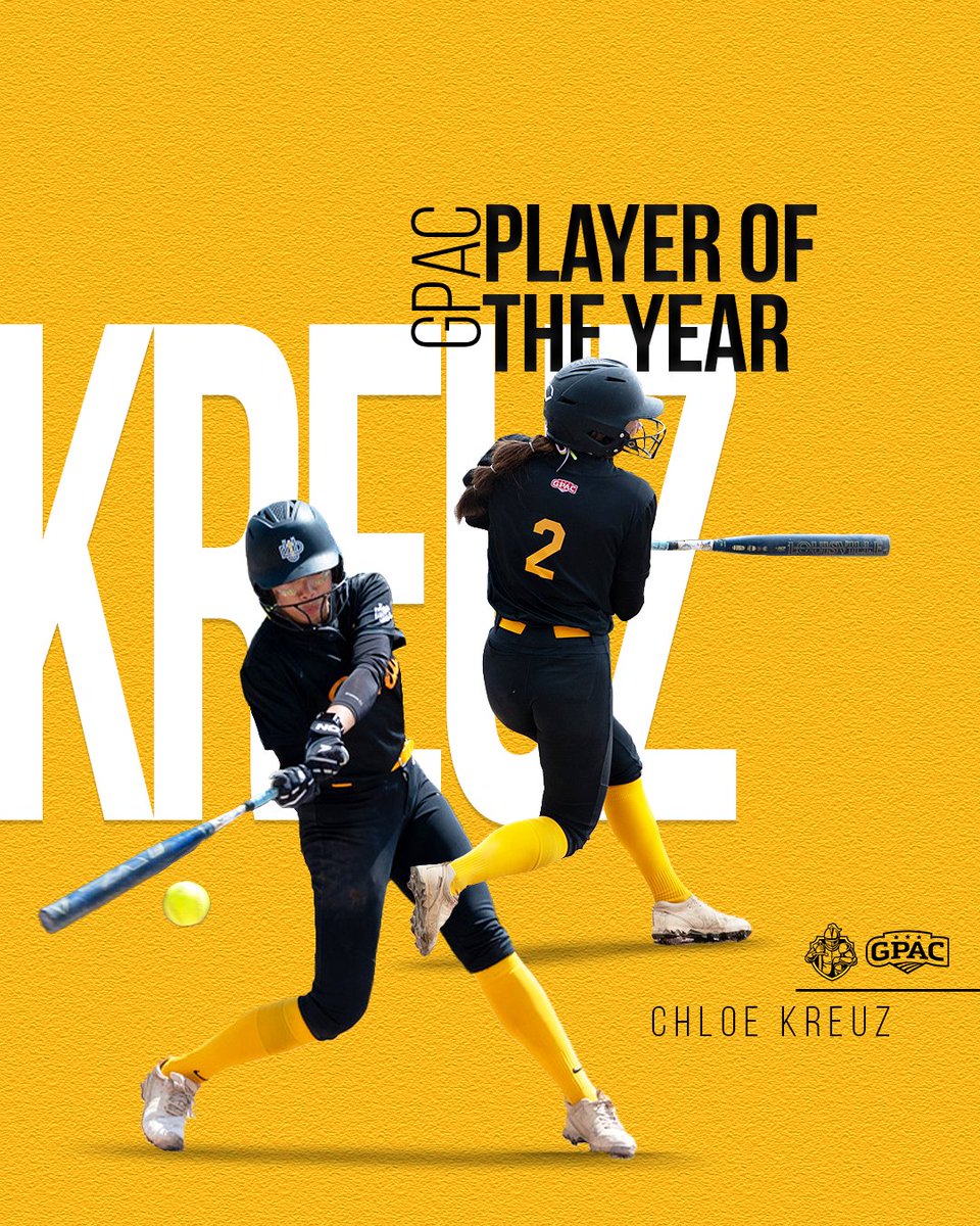 dordtdefenders's tweet photo. All-Conference selections! @GPACSports @dordtsoftball 
First team: 
- Chloe Kreuz, Player of the Year
- Rylee Yager, Freshman of the Year
- Lauren Steenstra
- Annabelle Hensley
Second team: 
- Abigail Tweedy
Honorable mention: 
- Tera Price 
- Taylor Schneider
- Ashtyn Grissom https://t.co/7IdxBLi481