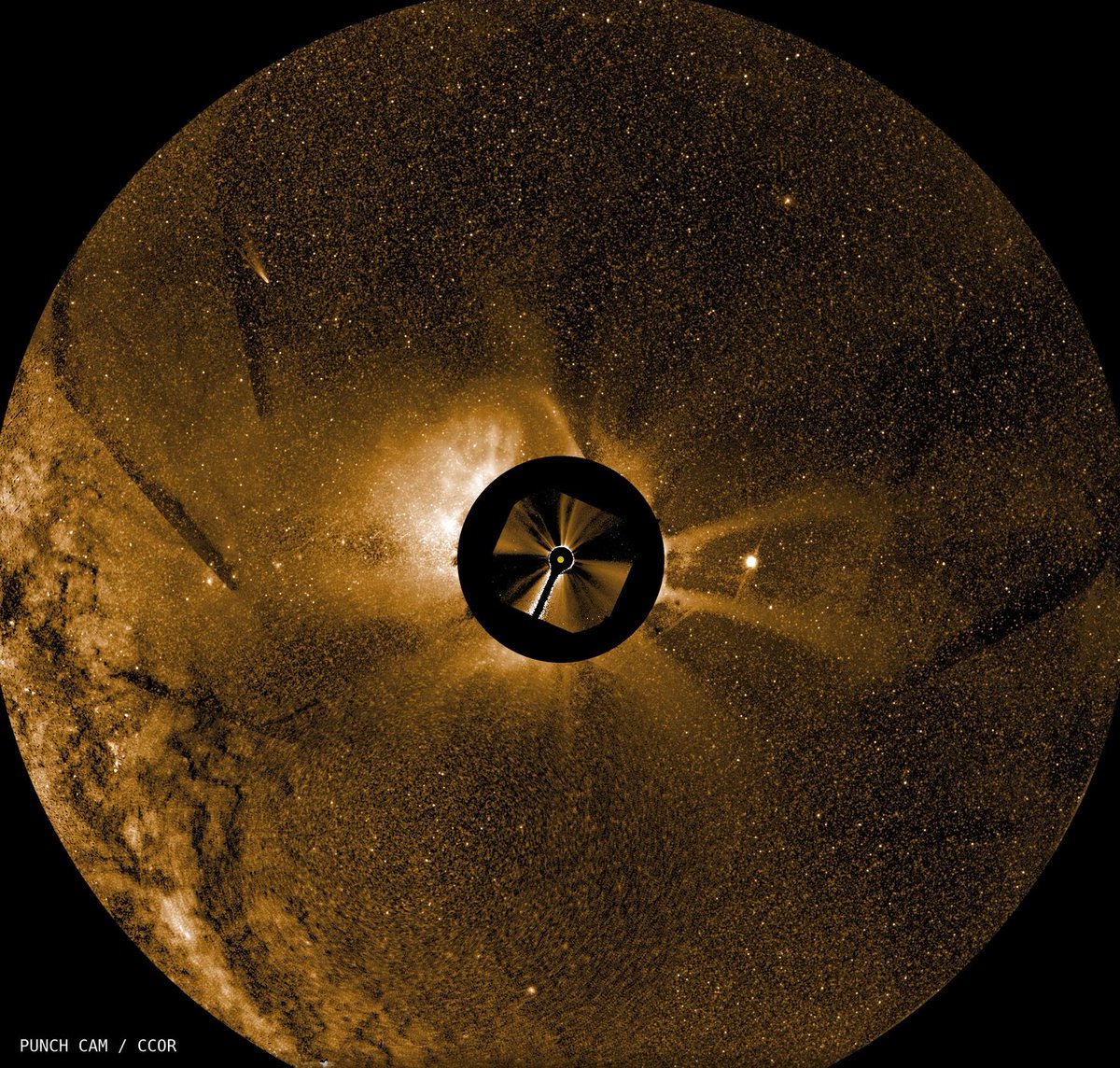 EPStormCenter's tweet photo. Tsunamis &amp; Space Weather? Research shows both don't travel as simple waves like from a pebble dropped in a pond. Energy directed in tsunamis by bathymetry, CMEs (Coronal Mass Ejections) get twisted &amp; directed based on new @NASA PUNCH satellites. Will help better forecast impacts https://t.co/7sEBpuayEQ