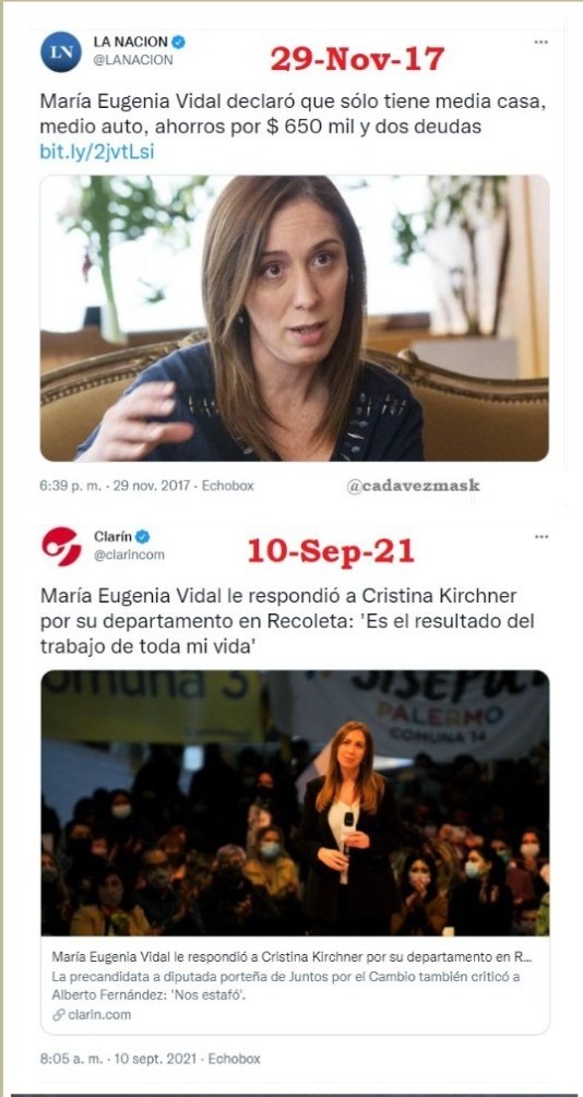 La única diferencia de esta con Adorni es la impunidad que tienen los macristas