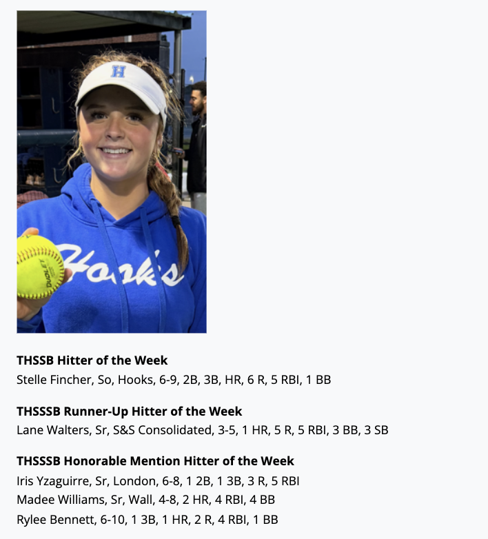 TxHSSoftball tweet media