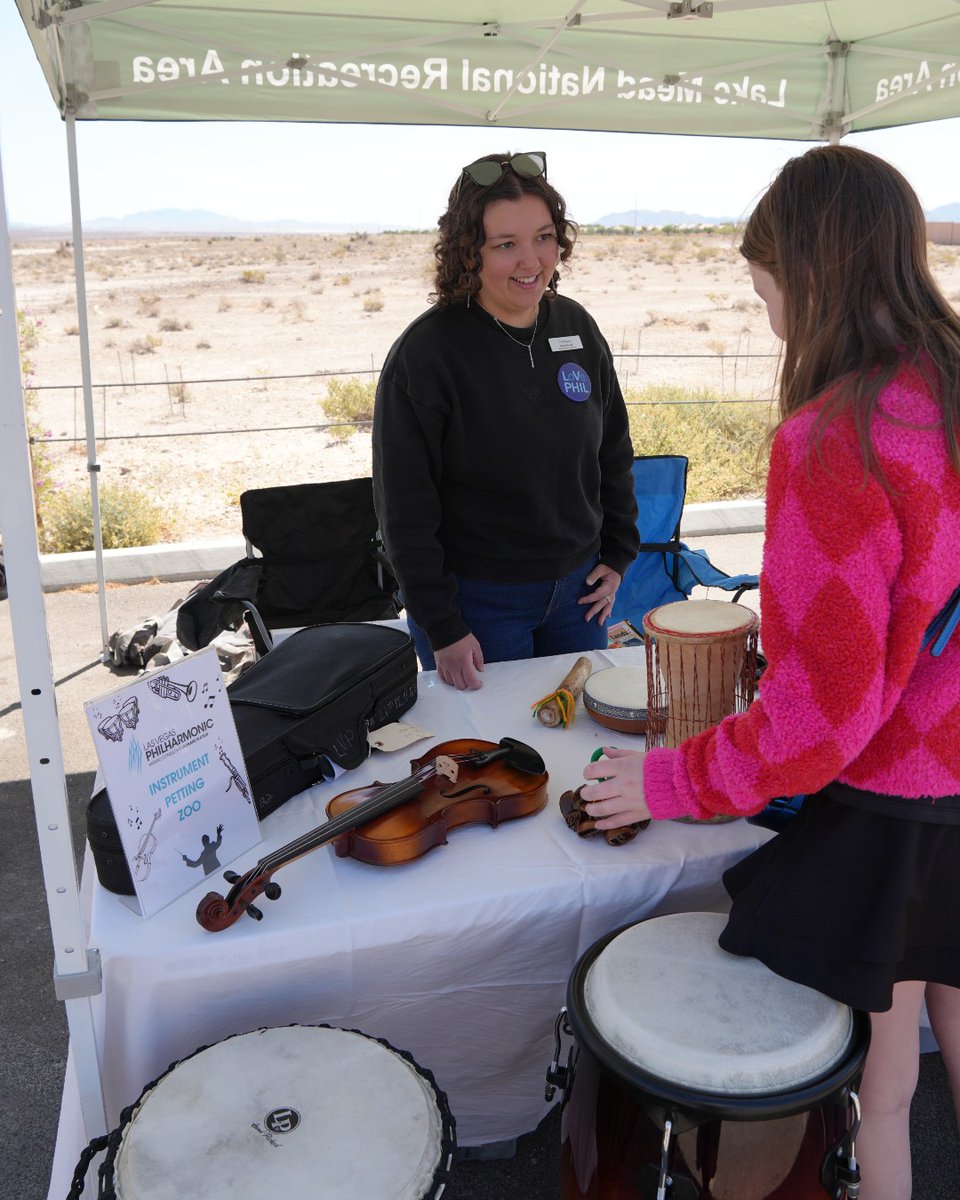 lvphil's tweet photo. Throwing it back to our instrument petting zoo! Events like this are so important to get our community involved with the Las Vegas Philharmonic- thank you to everyone who joined us! 🎶 https://t.co/3jCVAbzx5J