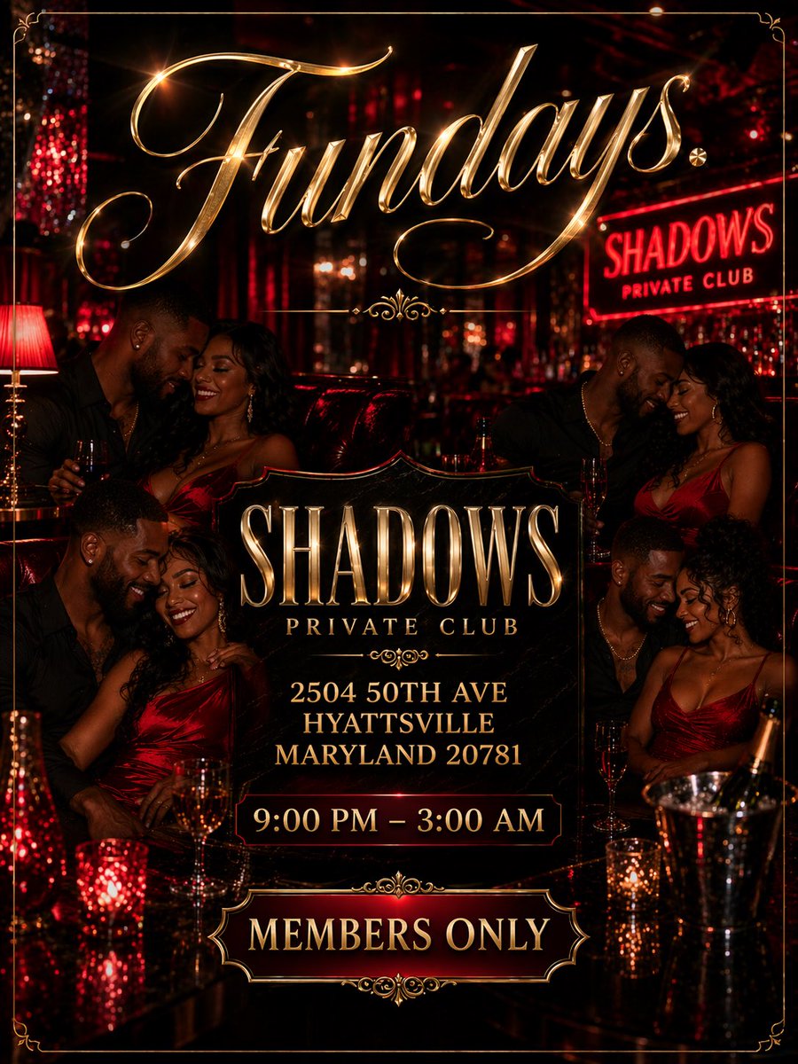 Shadows_Club's tweet photo. This week @ Shadows — where elegance meets the turn-up. Dress to impress, dance like you own the night. 🎊🥳

#party #nightlife #club #dmv #parties
Part 2 https://t.co/7x5jld4utM