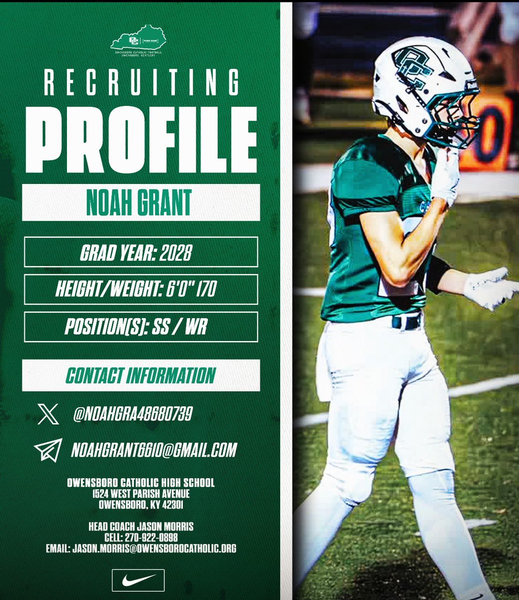 Owensboro Catholic HS FB College Recruiting tweet media