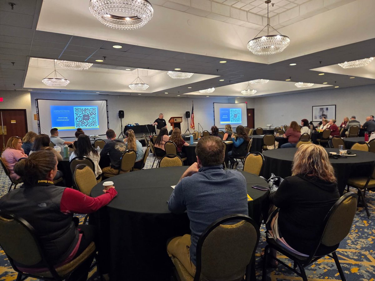 911Levelup's tweet photo. We had a great couple of sessions this morning at the Maine NENA  Conference in Portland. Thank you to all those who attended, we hope you enjoyed the sessions. https://t.co/cZwviwaKy3