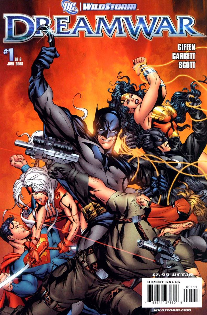 KevinWolffart's tweet photo. #MikeMcKone inked by #AndyLanning - It looks like DC intended to use the WS characters legitimately back before the sale https://t.co/r1nZArJULV