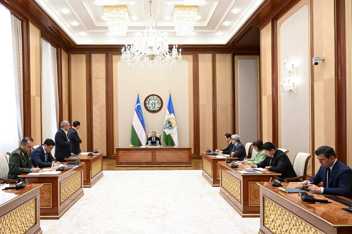 Shavkat Mirziyoyev's Press-service tweet media