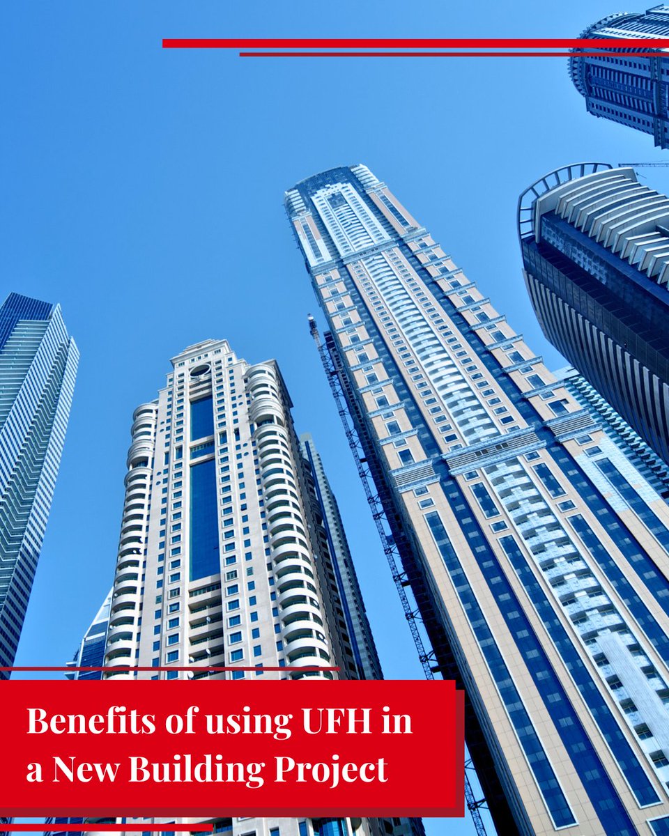 warmupinc's tweet photo. New builds need high-quality heating systems. 🏗️🏢

UFH is more energy &amp; cost-efficient than other options. ♨️

Plus, they work with most flooring finishes. 💪

🔗Click the link in our bio to read the full blog!

#RadiantHeat #FloorHeatInstallation #SustainableHeating https://t.co/6SPU78bBo3